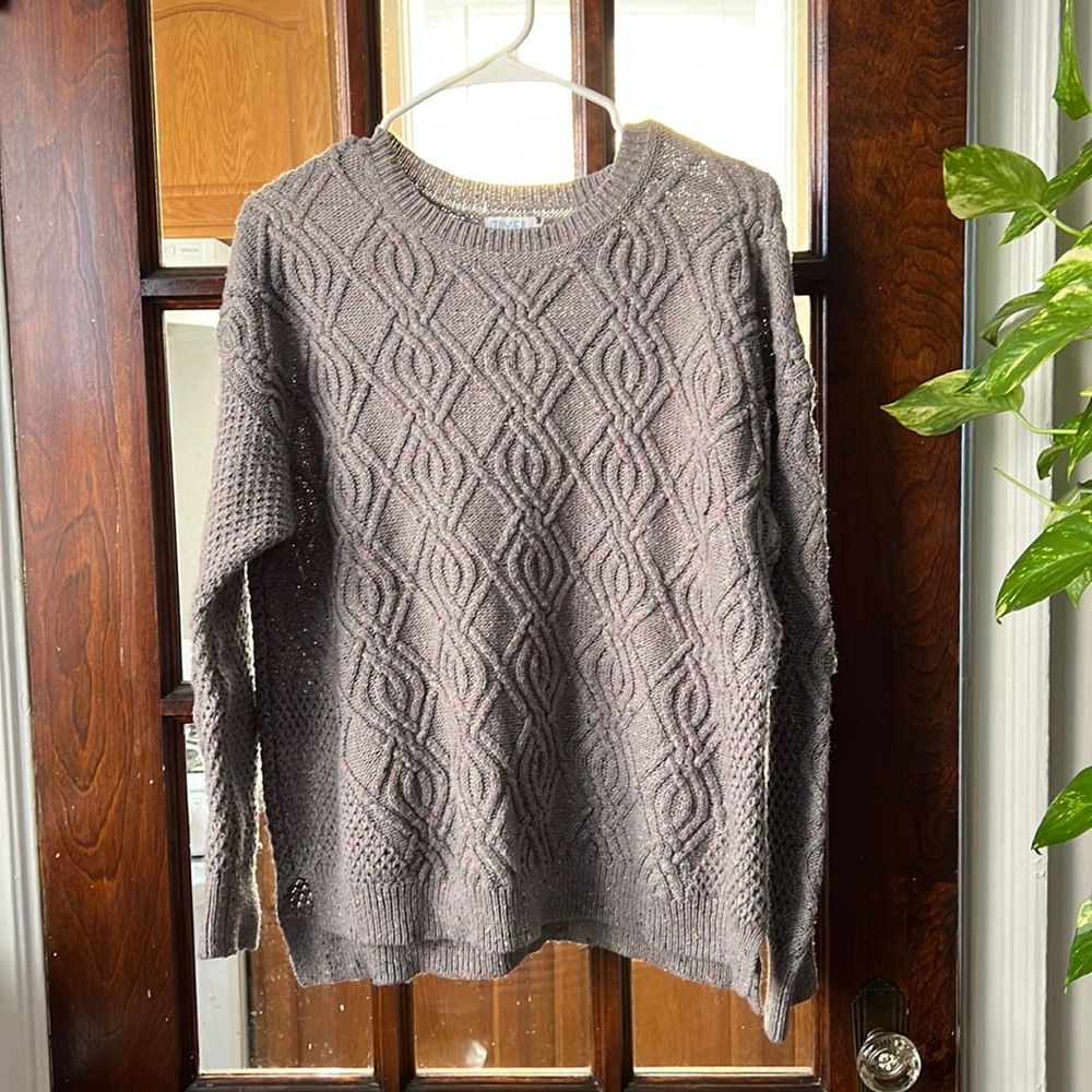 Gray sweater